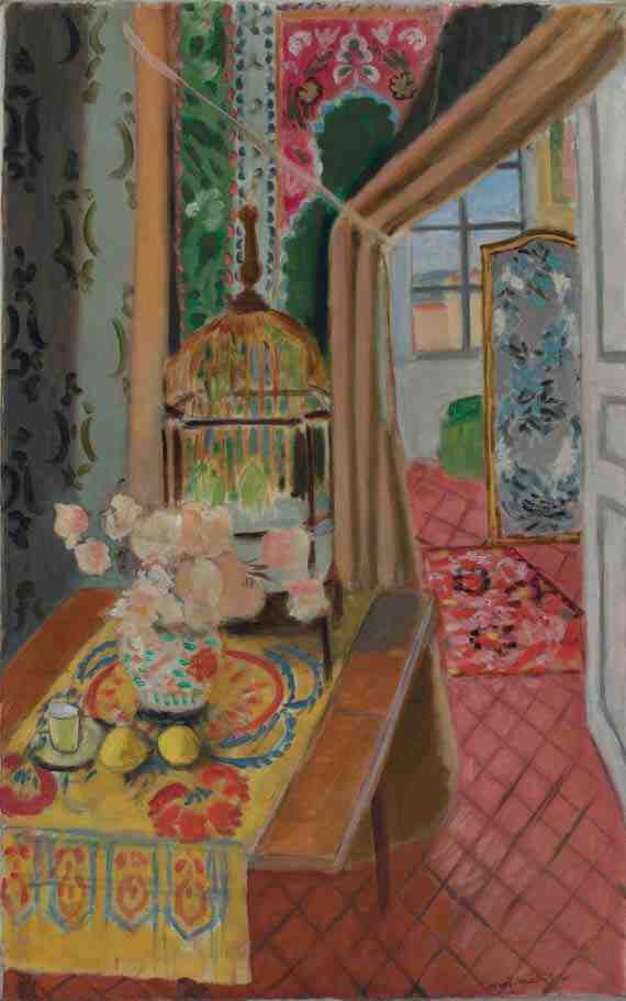 Henri Matisse. Flowers and Parakeets